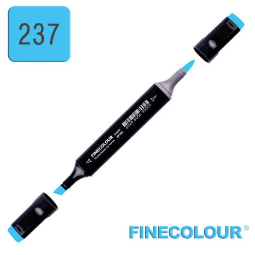 Маркер спиртовой Finecolour Brush 237 голубой цианин B237