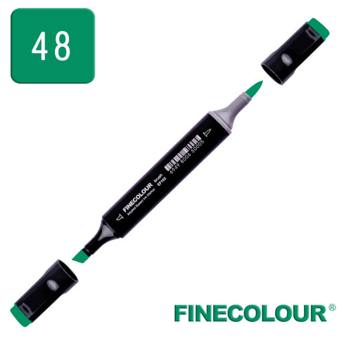 Маркер спиртовой Finecolour Brush 048 зеленый G48