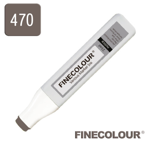 Заправка для маркера Finecolour Refill Ink 470 теплый серый №8 WG470
