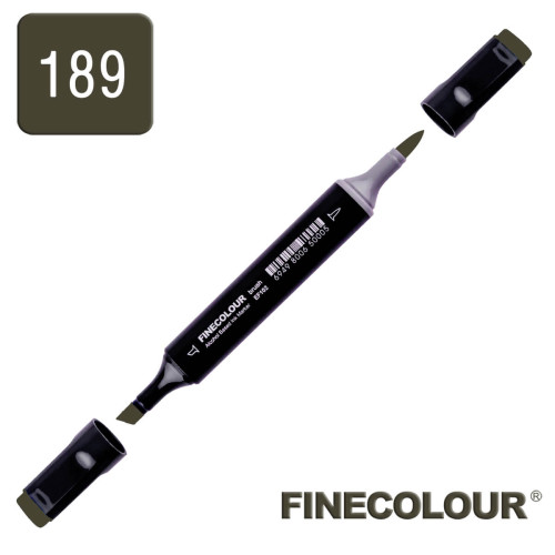 Маркер спиртовой Finecolour Brush 189 BCDS серый №10 BSDSG189