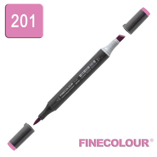 Маркер спиртовой Finecolour Brush-mini светло-вишневый RV201