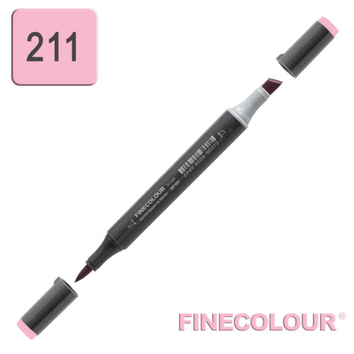Маркер спиртовой Finecolour Brush-mini нежный розовый RV211
