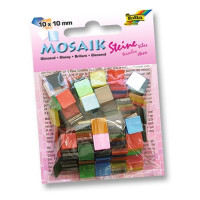 Мозаїка декоративна Folia Gloss 45g 10x10 мм 59209 (Асорті, 190 шт, 20 кол.)