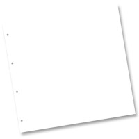 Картон для альбому 68200 Ring Binder dividers 300 гр, 31x32,5 см білий 68200