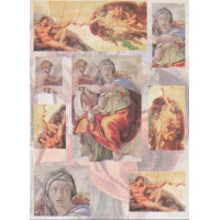 Декупажна картка Фреска розмір 50x70 см