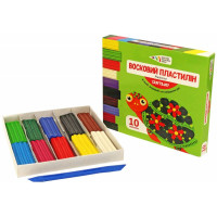 Пластилін набір Craft and Joy 10 кольорів 120 г зі стеком, гама
