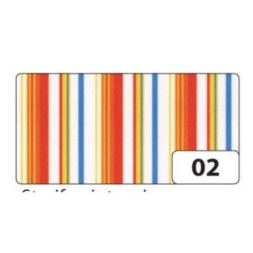 Калька Folia Transparent paper Abstracta 115 гр, 50x70, Intensive Stripes лист