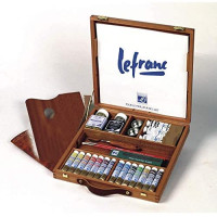 Олійні фарби набір LeFranc Wooden box