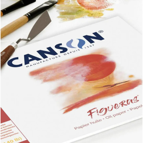 Альбоми, папір для олійного та акрилового живопису Canson блок Figueras Bloc, 290g, 290g, 24 x 33 (10)