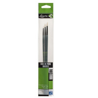 Пензлі художні набір щетина, круглі LOUVRE BRUSH HOG №2,6,10 LOUVRE