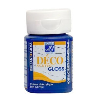 Акриловая краска глянцевая Deco Acrylic Cream 50 мл №54 ультрамарин