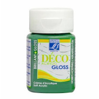 Акрилова фарба глянсова Deco Acrylic Cream 50 мл №491 зелений гольф