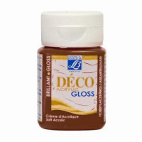 Акриловая краска глянцевая Deco Acrylic Cream 50 мл №488 коричневый