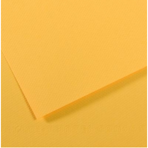 Папір для пастелі 50х65 см Canson 160 г No400 жовтий світлий