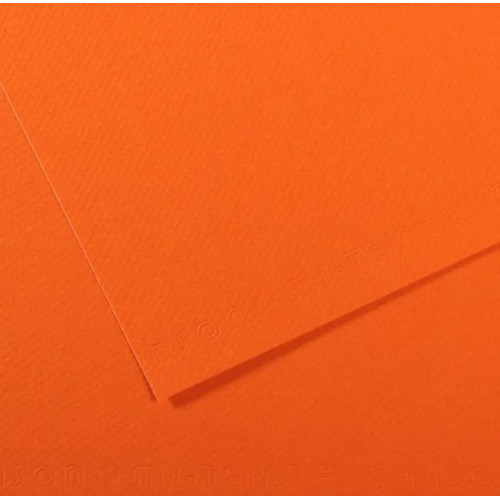 Бумага для пастели 50х65 см Canson 160 г No453 оранжевый