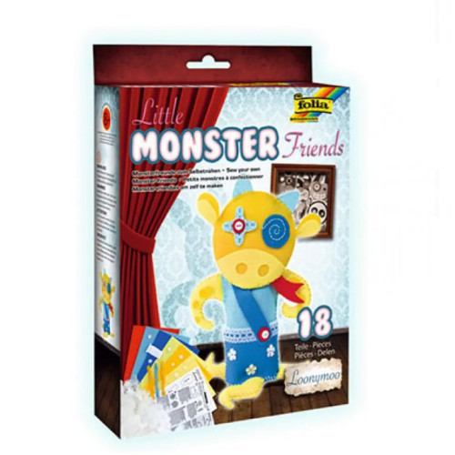 Наборы для детского творчества LF Little monster Friends, Loonymoo 18 единиц