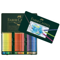 Набір акварельних олівців Faber - Castell Albrecht Дюрера 60 кольорів в металевій коробці, 117560