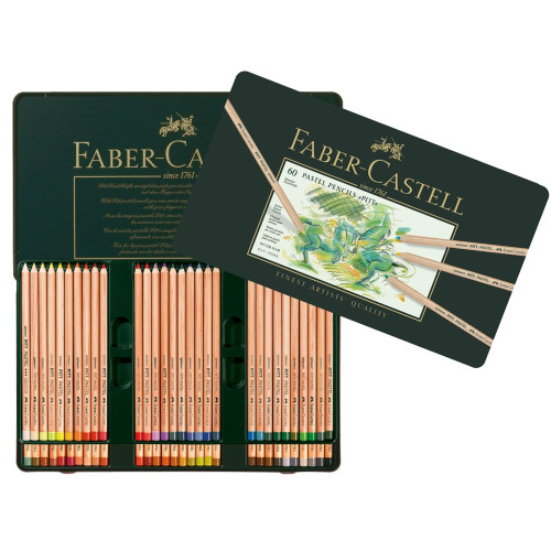 Пастельні олівці Faber-Castell 60 кол. PITT в мет боксі.