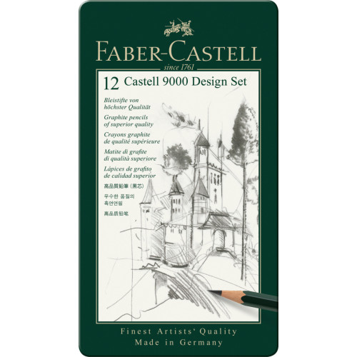 Набор карандашей Faber-Castell 9000 12 шт 5В-5Н 119064