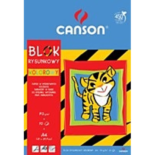 Альбом детский для  рисования Canson Children Pad 70g, A4 (10), Цветной