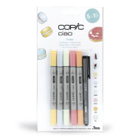 Набор маркеров Copic Ciao set 5+1, пастельные цвета + лайнер - 22075555