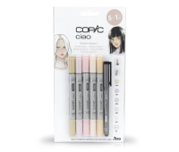 Набор маркеров Copic Ciao set 5+1, телесные цвета + лайнер 22075552