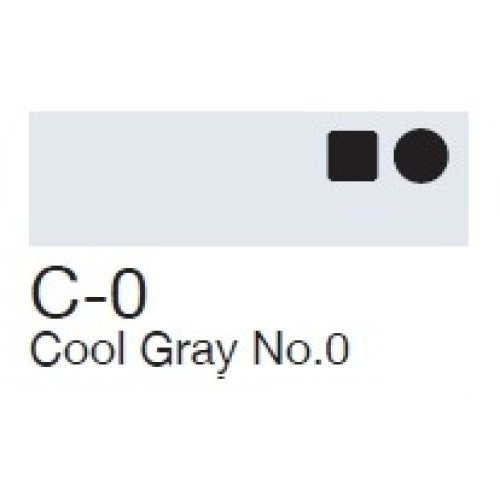 Маркер Copic Marker C-0 Cool gray Холодный серый 2007580