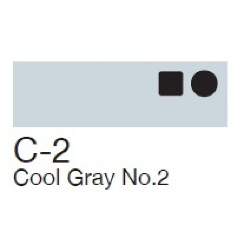 Маркер Copic Marker C-2 Cool gray Холодный серый 2007581