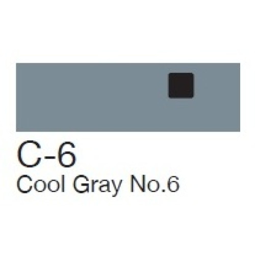 Маркер Copic Marker C-6 Cool gray Холодный серый 2007583