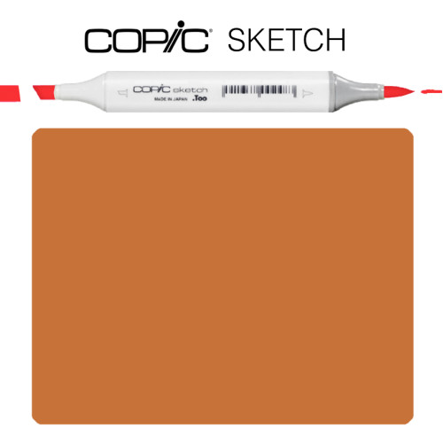 Маркер Copic Sketch E-39 Leather Коричневая кожа