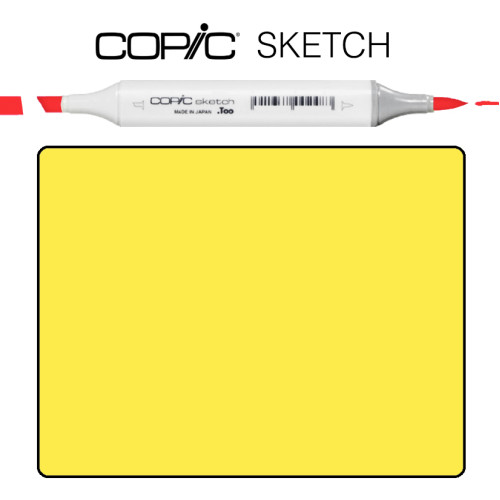 Маркер Copic Sketch Y-18 Lightning yellow Нежный желтый