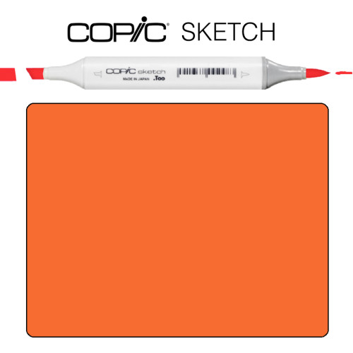 Маркер Copic Sketch YR-07 Cadmium orange оранжевый кадмий