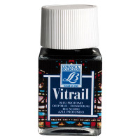 Витражная краска Vitrail Lefranc 50 мл 465 Синий темный 211585