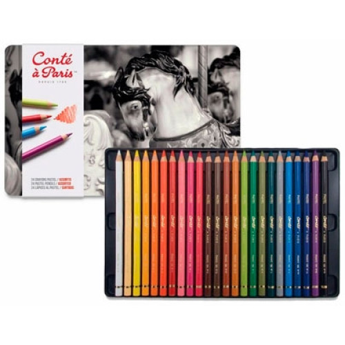 Набір пастельних олівців Conte 24 кольори