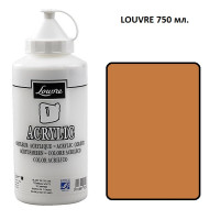 Краска акриловая 750 мл, Lf Acryl Louvre No 393, Vermilion red