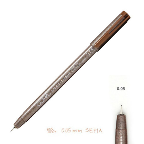 Copic лайнер Multiliner Sepia 0,05 мм
