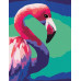 Картина по номерам, акрил Pink flamingo ROSA START