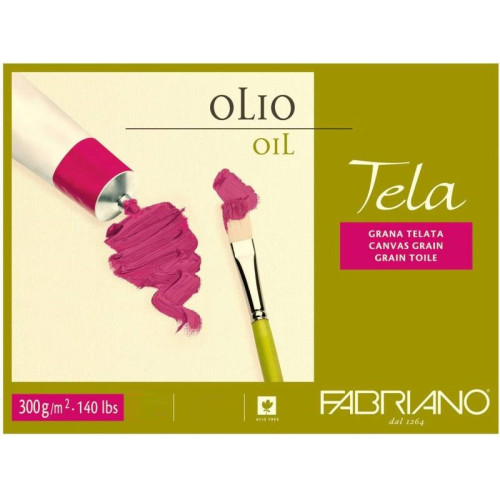 Альбом склейка Tella А3 (30х40см) 300г/м2 10 листов текстура холста Fabriano