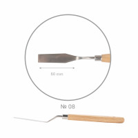 Мастихин ROSA START 11908 прямоугольный, размер 6 см Мастихин ROSA START 11908 прямоугольный, размер 6 см