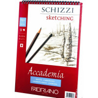 Альбом на спіралі Accademia А5 (14,8х21см) 120г/м2 50 листів дрібне зерно