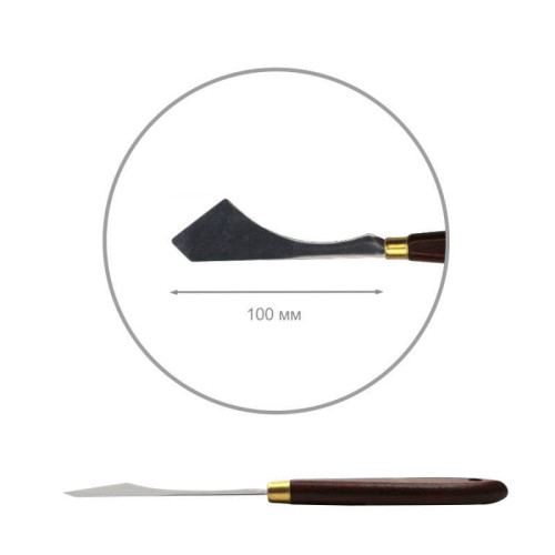Мастихин ROSA Talent CLASSIC № 102 длина 10 см, нож особенный
