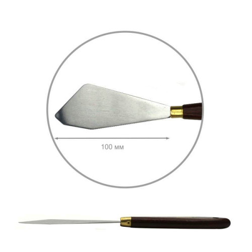 Мастихин ROSA Talent CLASSIC № 106 длина 10 см, нож макси