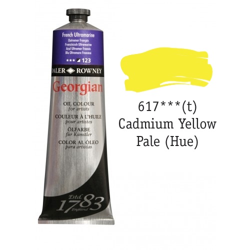 Масляная краска Georgian Кадмий желтый палевый (А) 75 мл