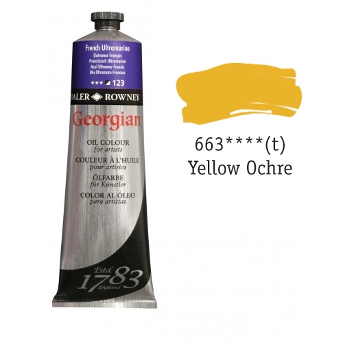 Олія фарба Georgian Охра жовта 75 мл