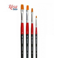 Кисть синтетика плоская серии 101 № 18 ROSA Studio