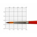 Пензель синтетика кругла KOLOS Carrot 1097R, коротка ручка №4