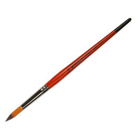 Кисть синтетика круглая KOLOS Carrot 1097R, короткая ручка №10