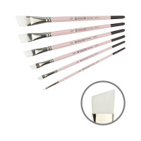 Кисть синтетика угловая KOLOS Flamingo 1023A № 1/2