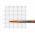 Пензель синтетика кругла KOLOS Carrot 1097R, коротка ручка №6