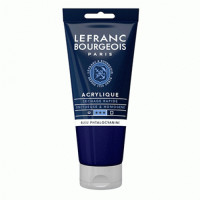 Акриловая краска Lefranc Fine Acrylic Color 80 мл, №091 Tropique blue, Тропический синий